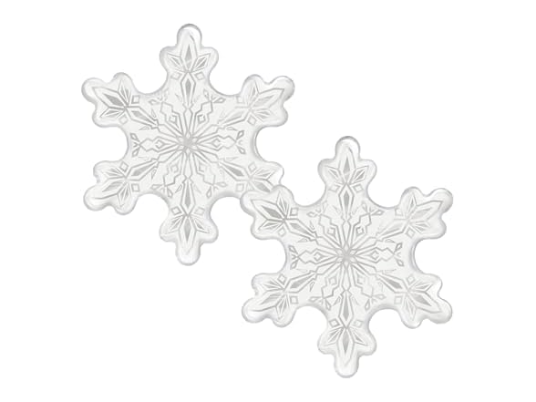 CYMYLAR 2pack Snowflake Balloons Snowflake Decor