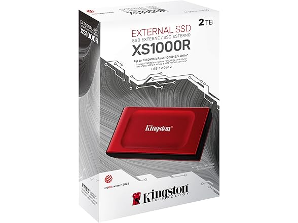 Kingston XS1000R 2TB SSD | Pocket-Sized