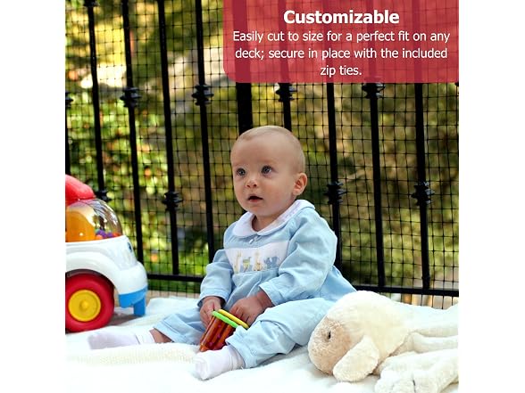 Cardinal Gates DS15 Light-Duty Outdoor Deck Netting