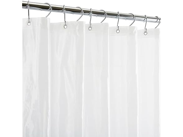 Bath Bliss Heavy Duty Shower Curtain Liner