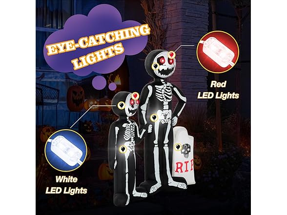 6Ft Halloween Inflatables Outdoor Décor
