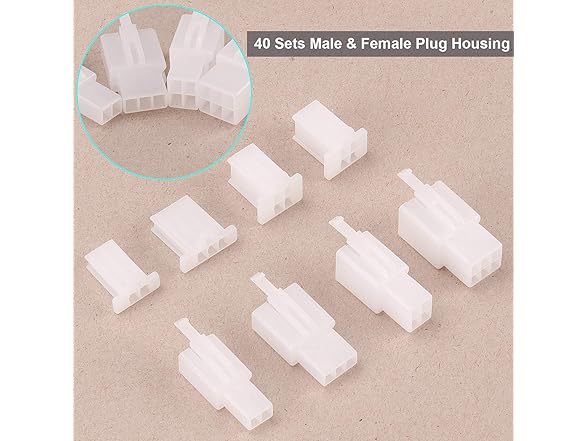 Rantecks 480PCS 2.8mm Automotive Connector Kit