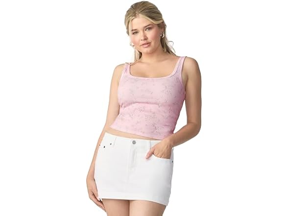Florence By Mills Women Garden Party Ribbed Top