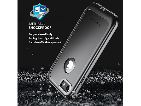 ImpactStrong for iPhone 7/8 Case, Ultra (Black)