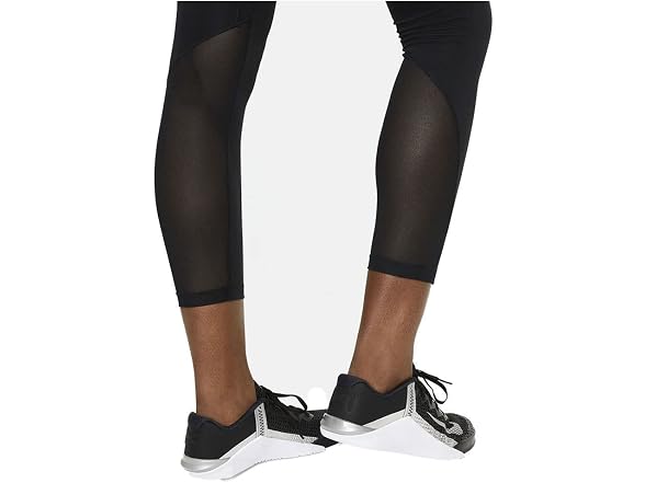 Nike Women (M) 7/8 Mesh-paneled Leggings