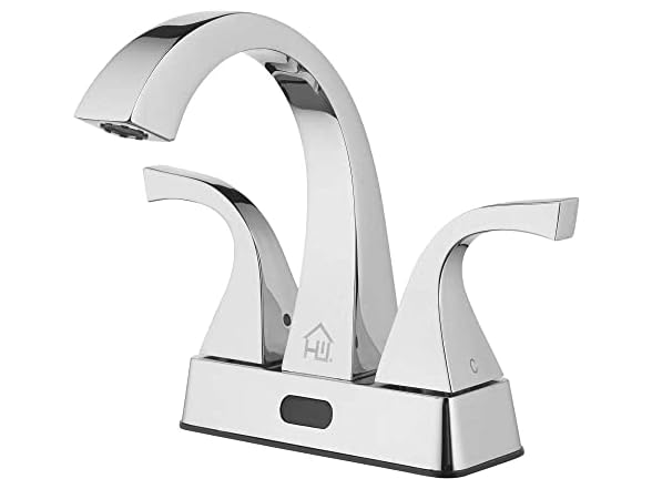 Homewerks Worldwide Centerset Touchless Chrome Bathroom Faucet