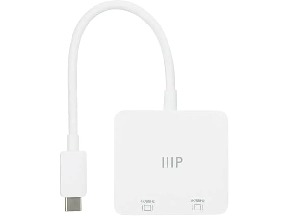 Monoprice USB-C to Dual 4K HDMI Adapter