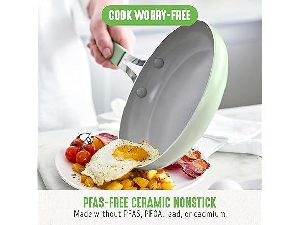 GreenLife 10-Piece Nonstick Ceramic Cookware Set