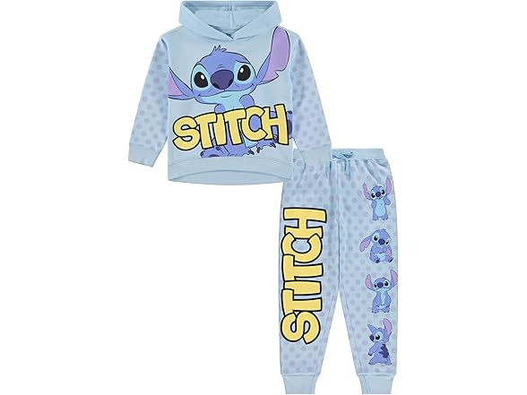 Disney Stitch Hoodie Jogger Set