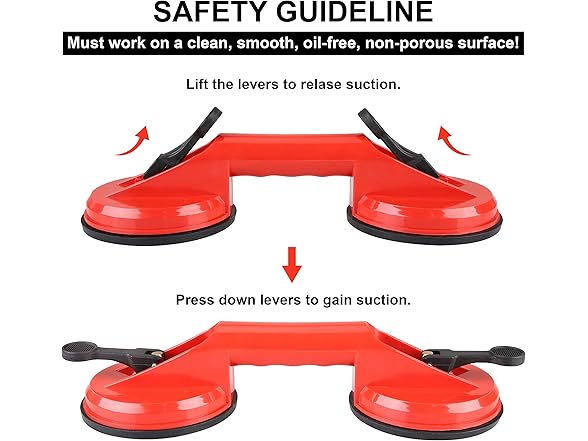 Olympia Tools Olympia Tools Glass Suction Cups Heavy D