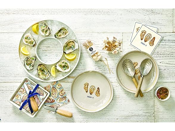 Santa Barbara Design Studio Appetizer Plates Shuck It