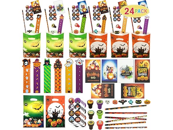 Keenvark 168 PCS Halloween Party Favors