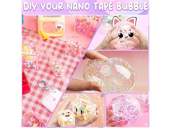 ZiZa Nano Tape Bubble Kit for Kids