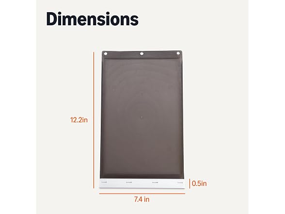 Amazon Basics Dog and Cat Door Replacement Flap, Medium