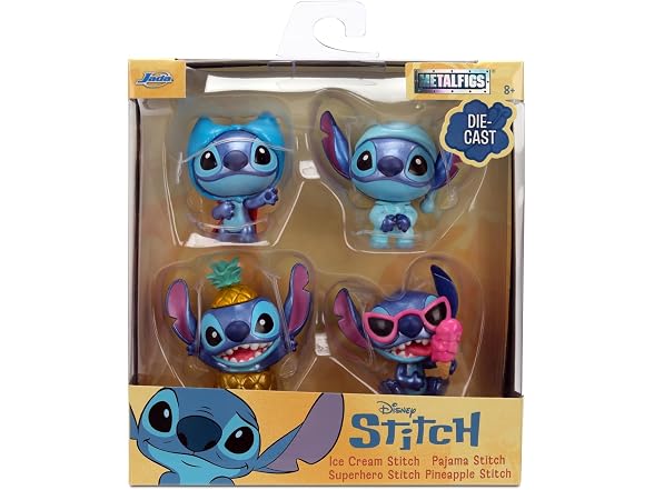 Jada Toys Disney Stitch 4-Pack Die-Cast Figures