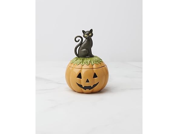 Lenox Haunted Halloween Covered Candy Jar