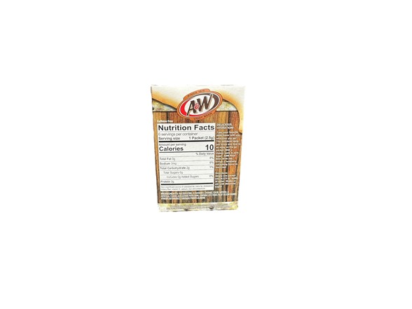 6CT A&W Singles To Go Powder Packets- Sugar Free