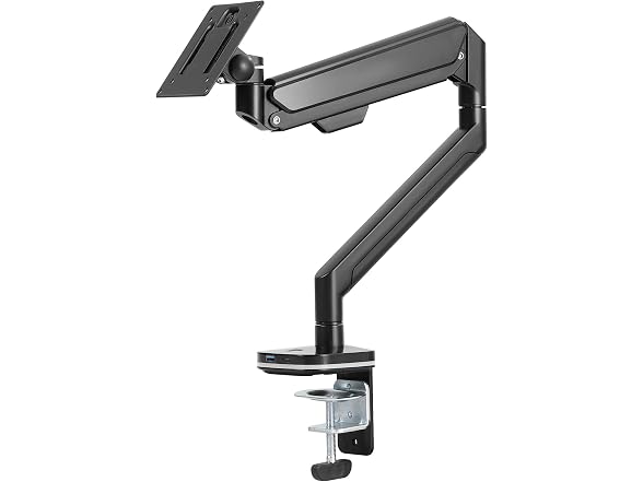 Single Monitor Mount with USB, Supports 13"-35"