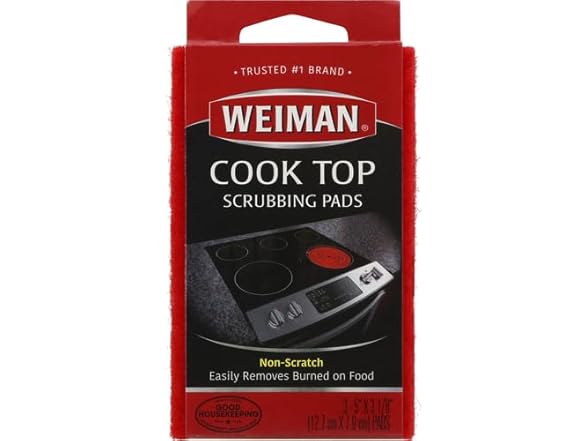 Weiman Reusable Cook Top Scrubbing Pads