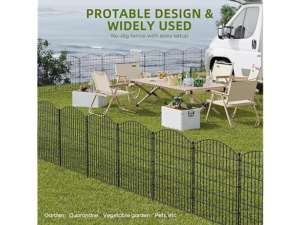 LUCKPRO Garden Fence Panels