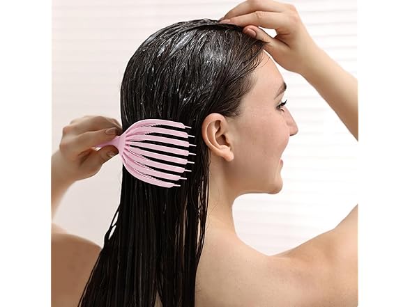 SHINLEA Detangler Brush Curly Pink