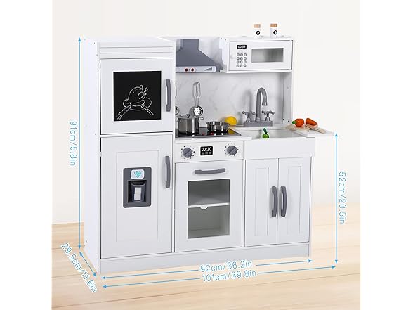 Play Kitchen for Kids,White