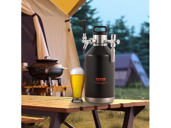 VEVOR Beer Growler Tap System, 128Oz 4L