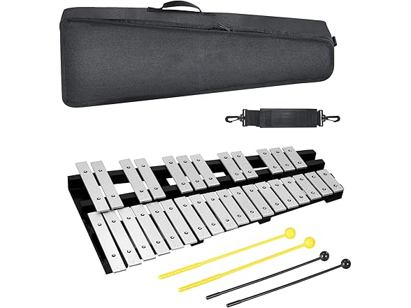 VEVOR 30 Note Glockenspiel Xylophone Bell Kit