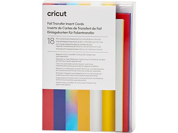 Cricut Foil Transfer Cards, R10 Sampler