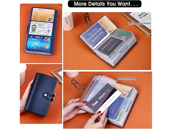 Romozi Large Business Card Holder 