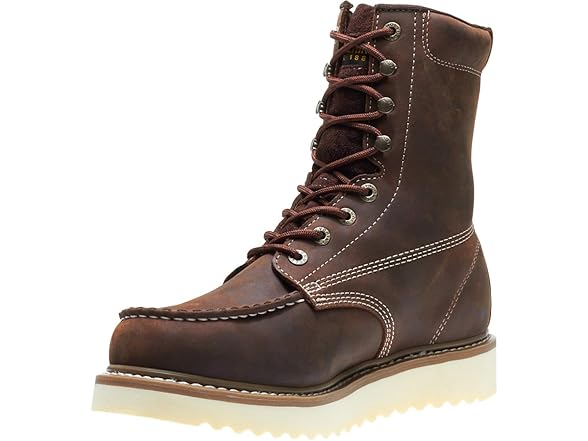 Loader Steel-Toe Wedge 8" Work Boots