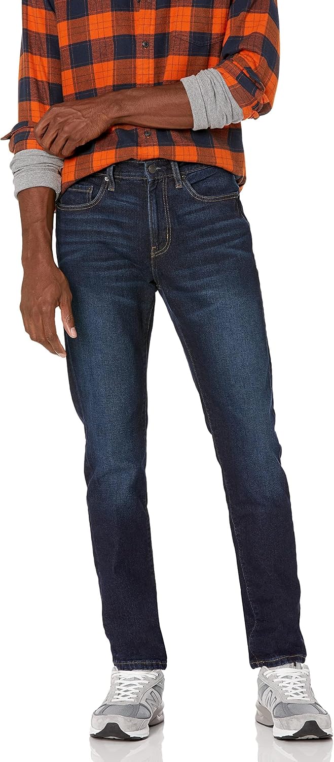 Amazon Essentials Men Slim-Fit Jeans Dark Wash - Gallery 67