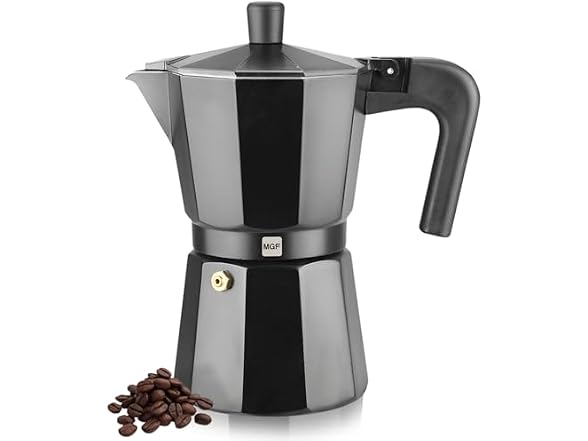 MAGEFESA ® Kenya Noir 12 Cup 600 ml Italian Coffee Maker