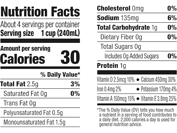 Silk Shelf-Stable Almondmilk, Unsweetened Vanilla, 1 qt.