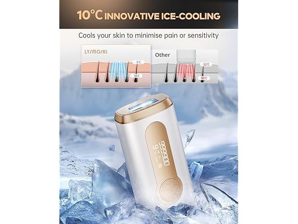 LYSMOSKI LYSMOSKI Laser Hair Removal with Cooling