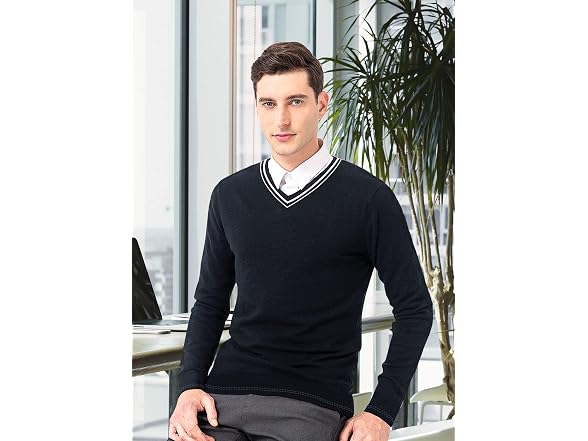 Altairega Men (XL) V Neck Sweaters Shirts Pullover