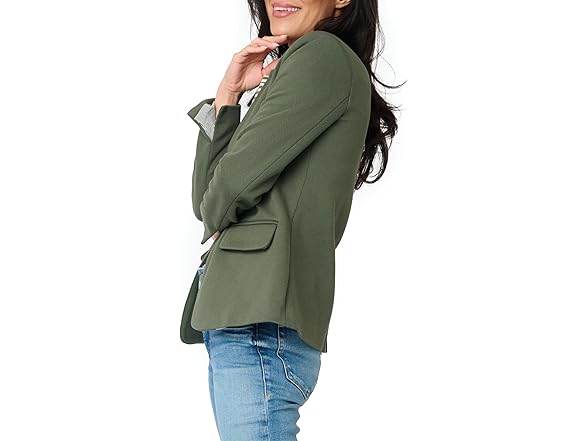 GIBSONLOOK Notch Collar Blazer for Women