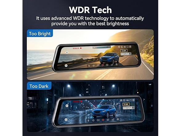 4K Front and 2.5K Rear Dash Cam