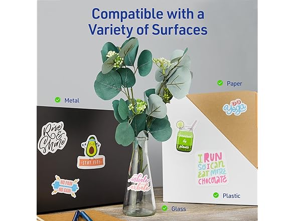 Avery Printable Sticker Paper, 8.5" x 11