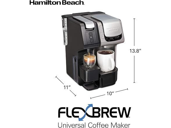 Hamilton Beach 888 B08QN8YD1X Hamilton Beach FlexBrew Trio 2 (Open Box)