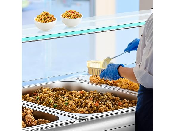 WILPREP 3-Pan Commercial Food Warmer