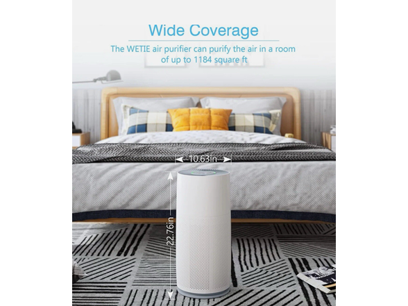 Wetie WAF05 Console Air Purifier with True HEPA Filter