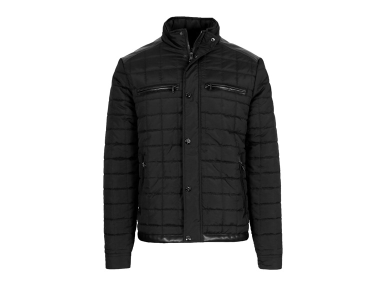 Spire By Galaxy WC-----TSP-2333 - BK - S Small Mens Lightweight Quilted Jacket Black