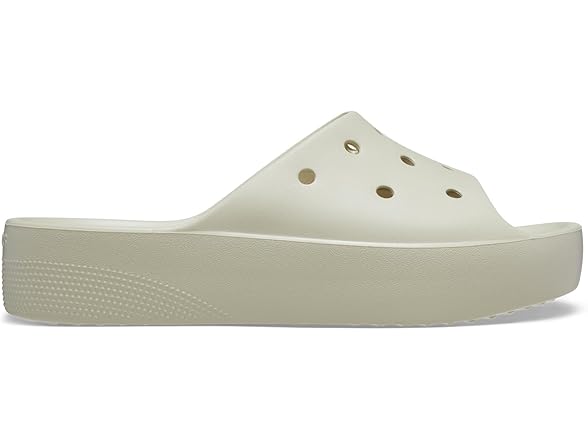 Crocs Classic Platform Women's Slide Bone