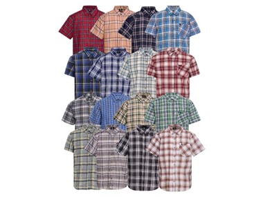 $31.99 4Pk Mens S/S Button-Up Dress Shirts dealfomo