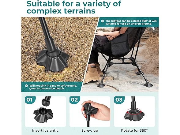 ATEPA Backpacking Chair 2 Pack
