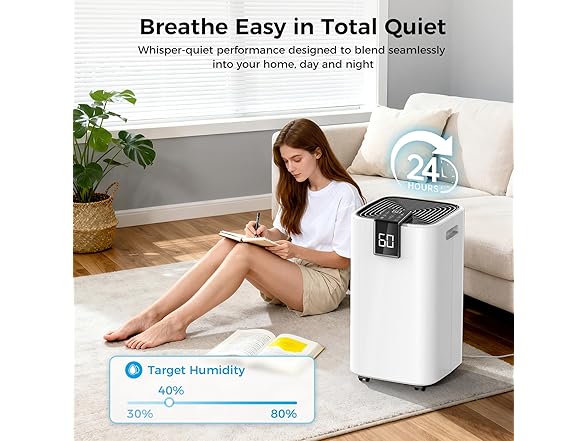 TRAZICO 4,000 Sq.ft Dehumidifier for Basement - Gallery 5