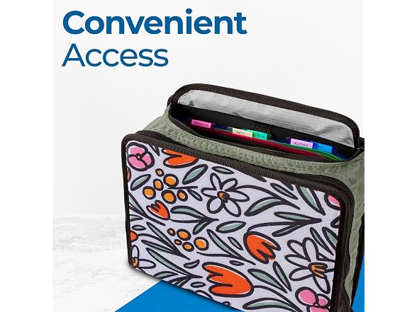 Case-it School Zipper Binder, 3"