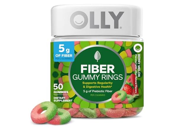 OLLY | Fiber Gummy Rings 50 Count