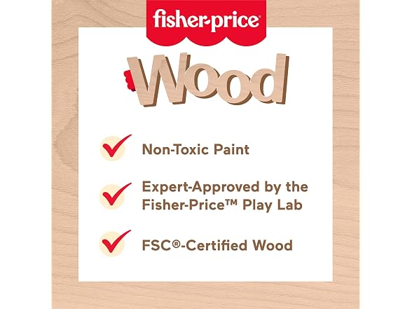 Fisher-Price Wood Stacking Train
